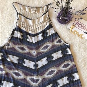 Lucky Brand High Neck Maxi Dress